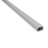 2m. 15x10 PLASTIC CABLE TRUNKING CT2 GRAY, Elmark