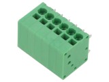 Conector regletă PCB 90&deg; 3,5mm 6 piste