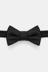 Michael Kors papion de matase culoarea negru, MK0DT00001