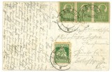 Carte poștală circulată 1921