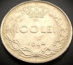 Moneda istorica 100 LEI ROMANIA / REGAT, anul 1944 *cod 262