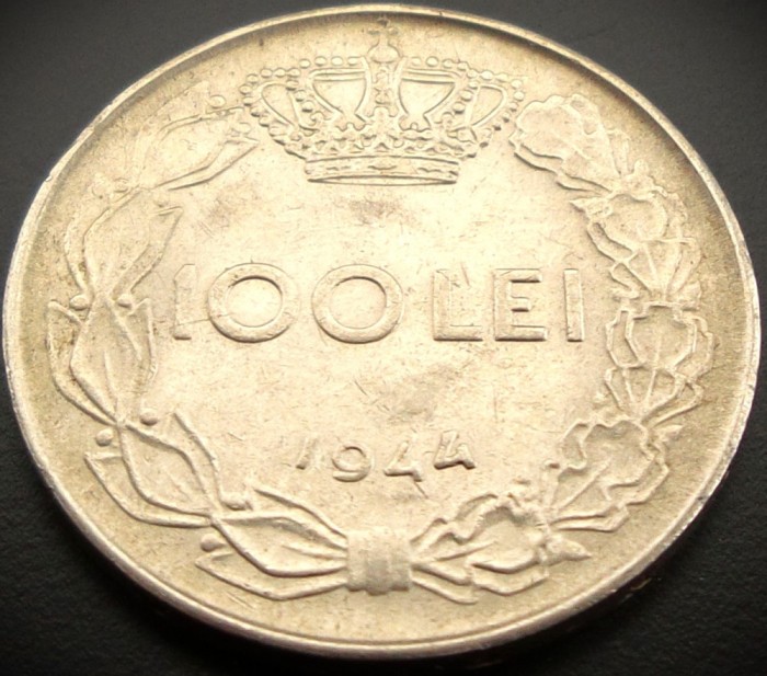 Moneda istorica 100 LEI ROMANIA / REGAT, anul 1944 *cod 262