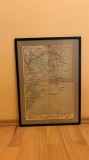 Harta regalista 1946 Regiunea Ismail / Delta Dunarii