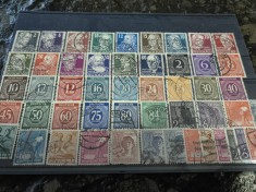 Lot timbre stampilate Germania, deutsche post, anii 1940-50, serii bune, cota
