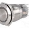 Intrerupator anti-vandalism, ON-ON, &Oslash;19mm, ONPOW - LAS1-AGQ-11ZE/Y/24V