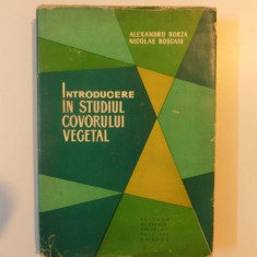 INTRODUCERE IN STUDIUL COVORULUI VEGETAL de ALEXANDRU BORZA si NICOLAE BOSCAIU , BUCURESTI 1965