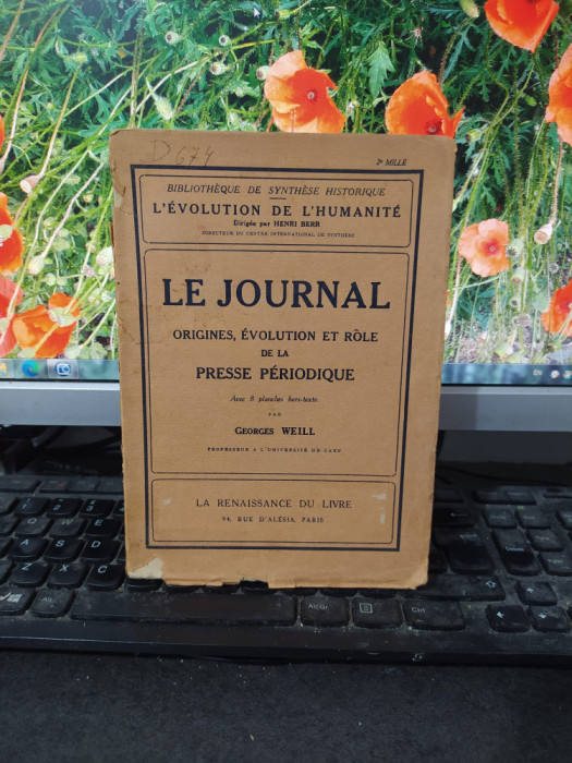 Le Journal, origines, evolution et role de la Presse..., Weill, Paris 1934, 197