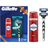 Gillette Whitewater + Mach3 Gift Set set cadou pentru barbati