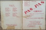 Pas cu pas (Creola)// partitura