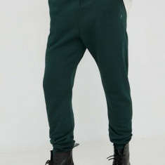 G-Star Raw pantaloni de trening culoarea verde, neted