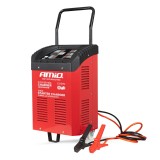 Redresor auto cu functie de pornire AMiO 230V, max 40A, 12V/24V, boost 300A, pentru acumulatori plumb-acid, AGM si gel, 20-600Ah, afisaj LED