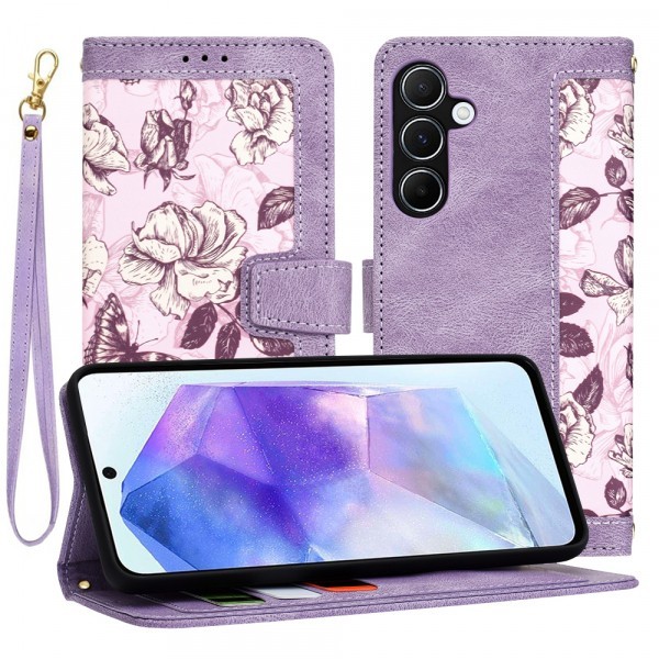 Husa pentru Samsung Galaxy A55 5G A556, Techsuit, FlipCraft, Mov