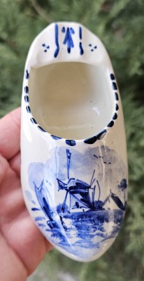 SABOT - SCRUMIERA VINTAGE DIN CERAMICA DELFT foto