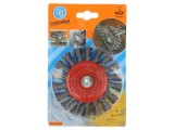 Perie disc alamă 100mm tijă 6mm PG PROFESSIONAL
