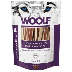 WOOLF Miel lung ?i Cod Sandwich 100g foto