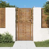 vidaXL Poartă pentru grădină, 105x205 cm, oțel corten, dreptunghiuri