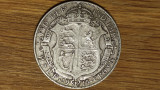 Cumpara ieftin Anglia Marea Britanie -moneda argint sterling- 1/2 half crown 1915 XF - George V, Europa