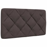 Gossi perna pentru tablie de pat maro inchis, 90 cm, material textil