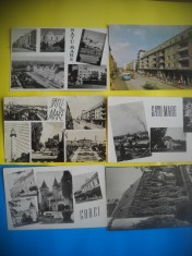 HOPCT LOT NR 42 ASPECTE DIN JUD SATU MARE -6 CARTI POSTALE -RPR-CIRCULATE