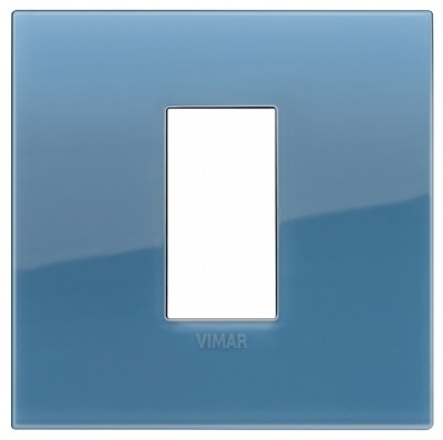 Rama Ornament 1M pentru doza de 2M Vimar Arke reflex albastru marin 19641.64 foto