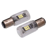 Set 2 becuri auto, cu LED, BAY15D, pentru pozitie si frana, 12V, 5W, 196817