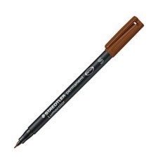 Marker permanent LUMOCOLOR 0.6mm Maron