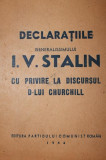 DECLARATIILE GENERALISMULUI I.V.STALIN