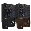 Set portofel sigla BMW, husa chei, cutie cadou, negru sau maro