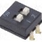 Intrerupator DIP, 2 pozitii, montare SMT, 2 sectiuni, OMRON OCB - A6SN2104