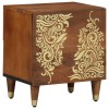 VidaXL Dulap de noapte maro miere 40 x 33 x 46 cm Lemn masiv de mango 4018732