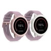 Set 2 Huse pentru Fossil Gen 6 Women&#039;s Smartwatch, Kwmobile, Alb/Roz, Silicon, 59439.01