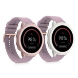 Set 2 Huse pentru Fossil Gen 6 Women&#039;s Smartwatch, Kwmobile, Alb/Roz, Silicon, 59439.01