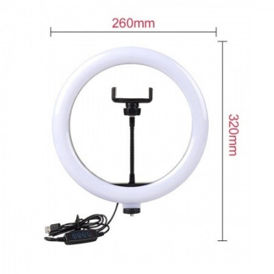 Lampa circulara LED diametru 26 cm,cablu de alimentare,cotrol din telecomanda foto