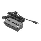 Alimentator USB-C NP-F550 pentru Sony F550 F750 F960 F970 lampa LED, monitor, camere video