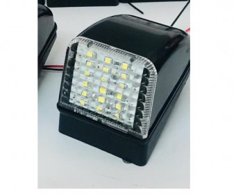 Lampa cabina volvo cu LED 24V -alb foto