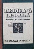 Medicina legala. Definitii si interpretari - 1986 - Teodor Ciornea (L152)