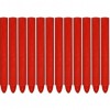 Set 12 creioane cerate , rosu, 120x12mm