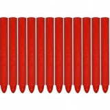 Set 12 creioane cerate , rosu, 120x12mm, Yato