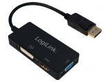 Adaptor DisplayPort-DVI-HDMI Negru