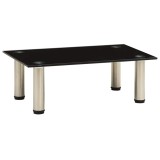 Cumpara ieftin Suport TV, negru, 40 x 35 x 17 cm, sticla securizata