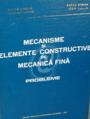 Mecanisme si elemente constructive de mecanica fina. Probleme foto