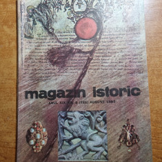 revista magazin istoric august 1985