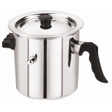 Oala Lapte Grunberg GR1517, 2.5L, Inox, Pereti Dubli, Avertizare Sonoră, Capac Inox, Bain-Marie