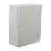 Cutie distributie IP65 din ABS gri, usa mata, placa metalica, 400x500x175 mm PP3003