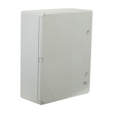 Cumpara ieftin Cutie distributie IP65 din ABS gri, usa mata, placa metalica, 400x500x175 mm PP3003