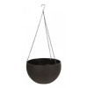 Ghiveci de flori suspendat, maro, 26x16 cm GartenVIP DiyLine, Strend Pro