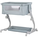 Cumpara ieftin Patut co-sleeper Chipolino Eleganza cu laterala culisanta basil