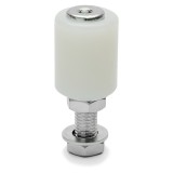 Rola de ghidaj pentru poarta culisanta, diametru 30 mm, surub montare, otel/plastic