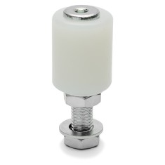 Rola de ghidaj pentru poarta culisanta, diametru 30 mm, surub montare, otel/plastic