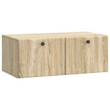 vidaXL Oglindă TV montată pe perete Stejar Sonoma 78,5 x 41 x 30 cm 899197